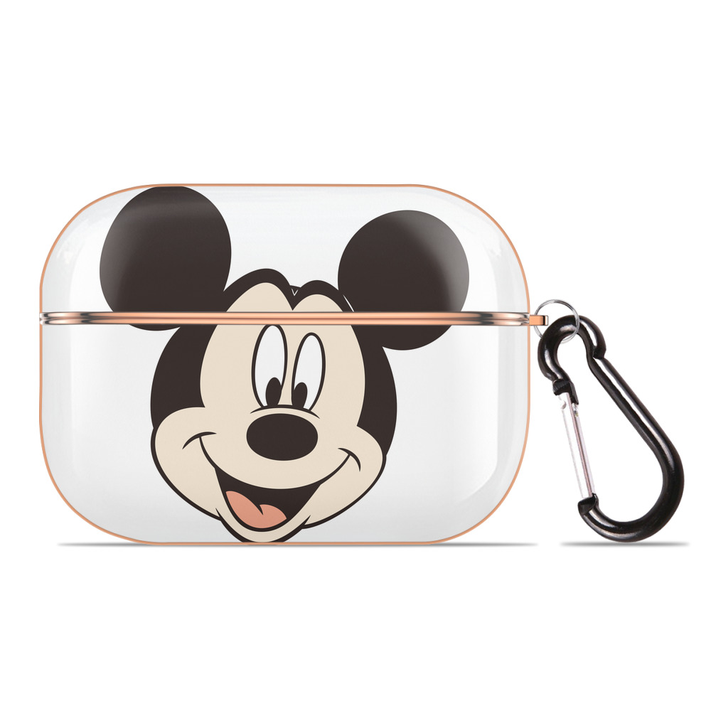（画像用） ミッキーマウス Mickey Mouse 【AirPods Pro用】ハードシェル保護ケース｜耐衝撃・防指紋・カラビナ付き商品仕様