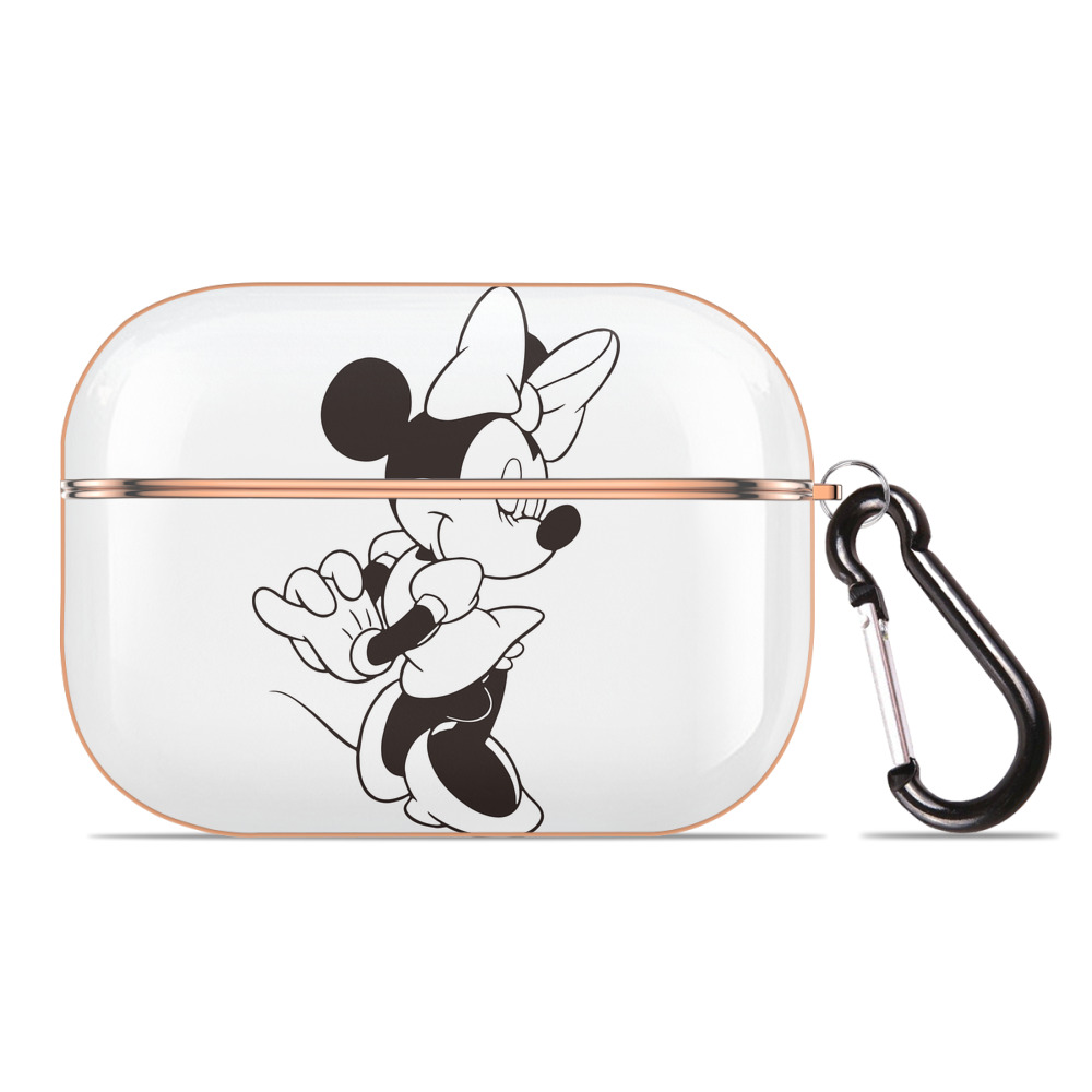（画像用） ミッキーマウス Mickey Mouse 【AirPods Pro用】ハードシェル保護ケース｜耐衝撃・防指紋・カラビナ付き商品仕様