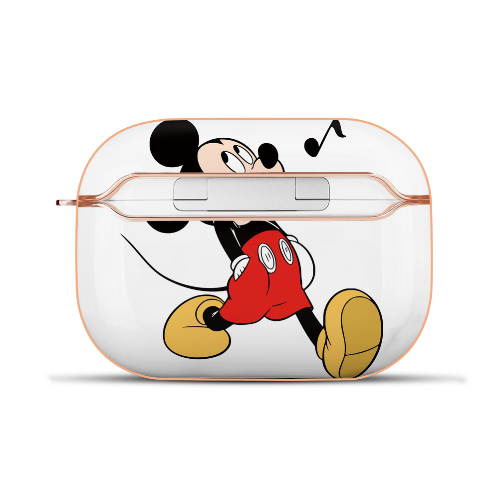 （画像用） ミッキーマウス Mickey Mouse 【AirPods Pro用】ハードシェル保護ケース｜耐衝撃・防指紋・カラビナ付き商品仕様