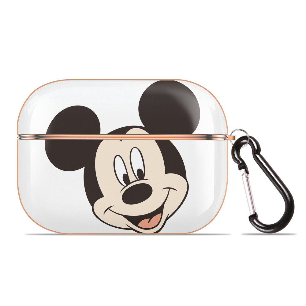 （画像用） ミッキーマウス Mickey Mouse 【AirPods Pro用】ハードシェル保護ケース｜耐衝撃・防指紋・カラビナ付き商品仕様