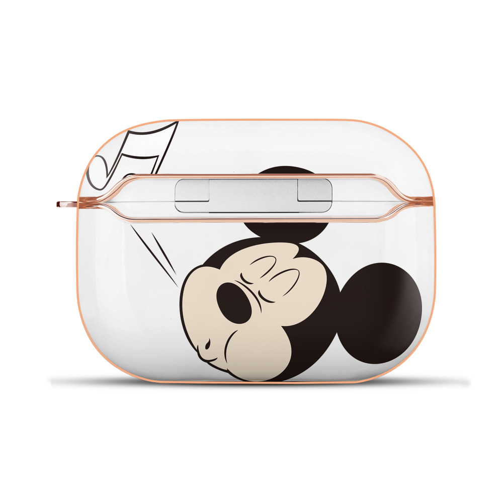 （画像用） ミッキーマウス Mickey Mouse 【AirPods Pro用】ハードシェル保護ケース｜耐衝撃・防指紋・カラビナ付き商品仕様