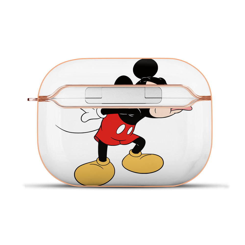 （画像用） ミッキーマウス Mickey Mouse 【AirPods Pro用】ハードシェル保護ケース｜耐衝撃・防指紋・カラビナ付き商品仕様