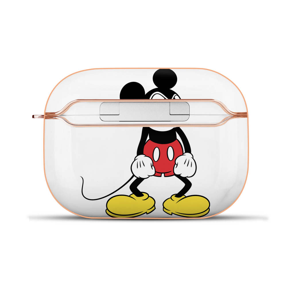 （画像用） ミッキーマウス Mickey Mouse 【AirPods Pro用】ハードシェル保護ケース｜耐衝撃・防指紋・カラビナ付き商品仕様