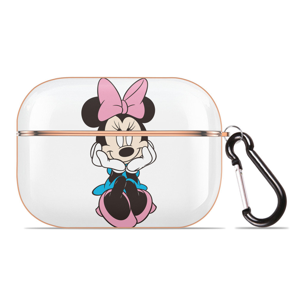 （画像用） ミッキーマウス Mickey Mouse 【AirPods Pro用】ハードシェル保護ケース｜耐衝撃・防指紋・カラビナ付き商品仕様