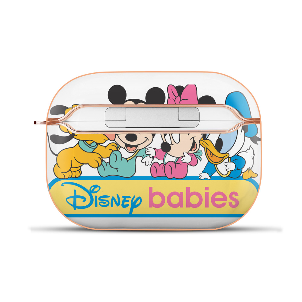 （画像用） ミッキーマウス Mickey Mouse 【AirPods Pro用】ハードシェル保護ケース｜耐衝撃・防指紋・カラビナ付き商品仕様