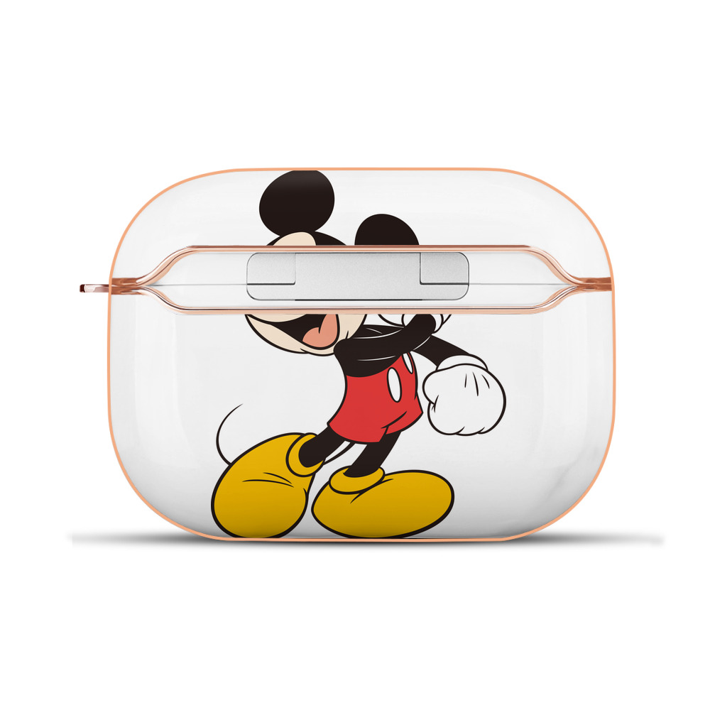 （画像用） ミッキーマウス Mickey Mouse 【AirPods Pro用】ハードシェル保護ケース｜耐衝撃・防指紋・カラビナ付き商品仕様
