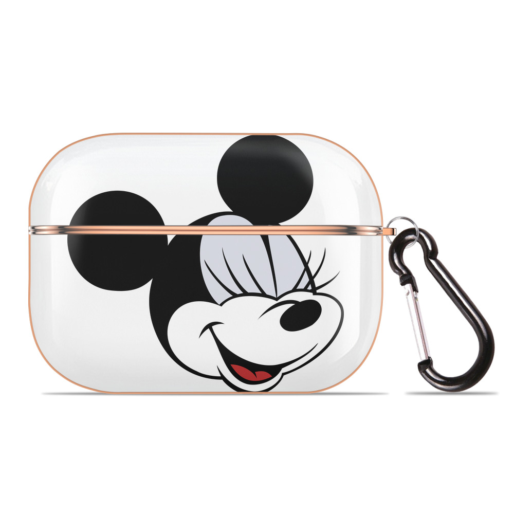 （画像用） ミッキーマウス Mickey Mouse 【AirPods Pro用】ハードシェル保護ケース｜耐衝撃・防指紋・カラビナ付き商品仕様