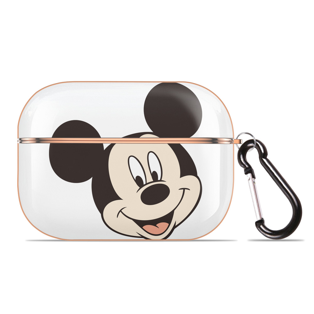 （画像用） ミッキーマウス Mickey Mouse 【AirPods Pro用】ハードシェル保護ケース｜耐衝撃・防指紋・カラビナ付き商品仕様