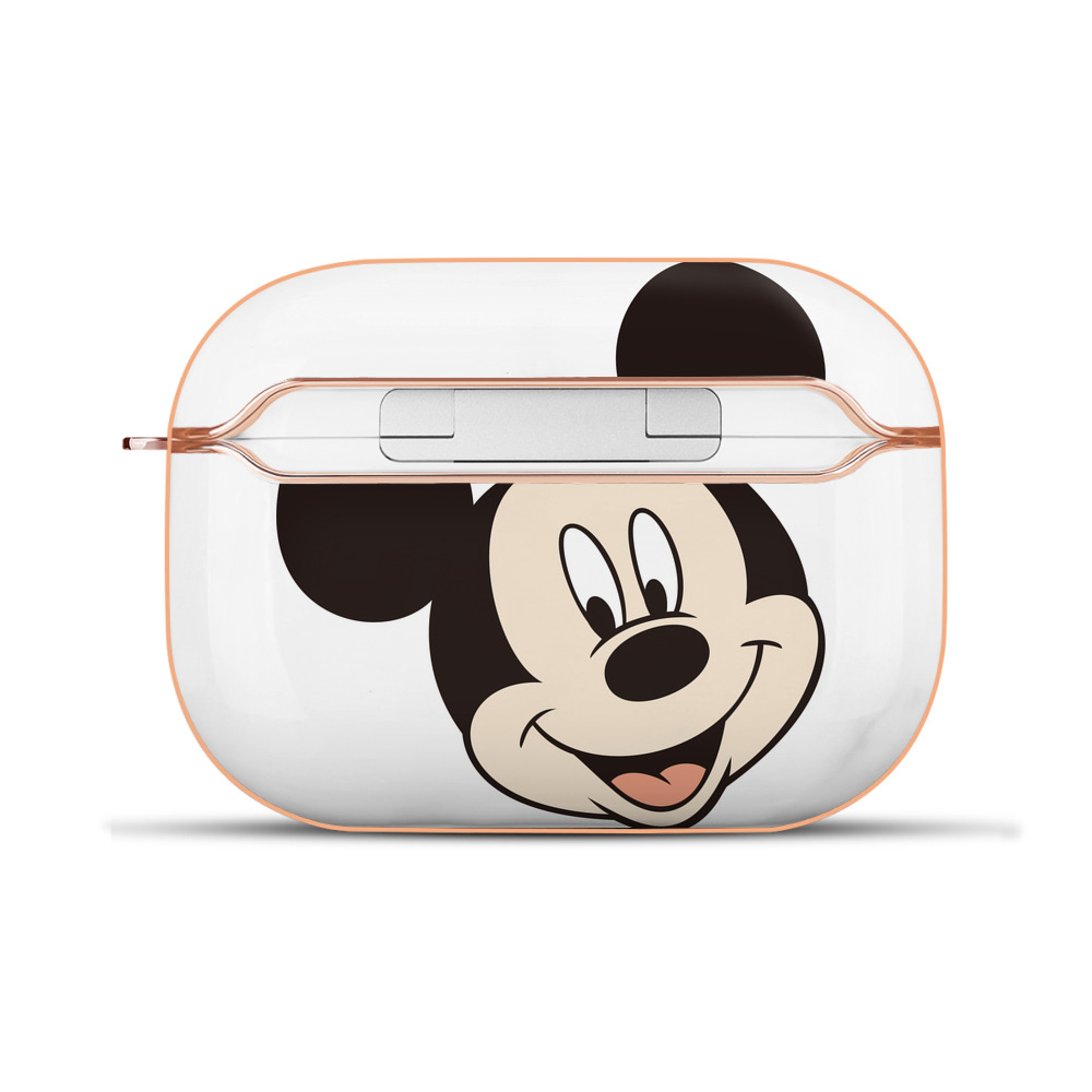 （画像用） ミッキーマウス Mickey Mouse 【AirPods Pro用】ハードシェル保護ケース｜耐衝撃・防指紋・カラビナ付き商品仕様