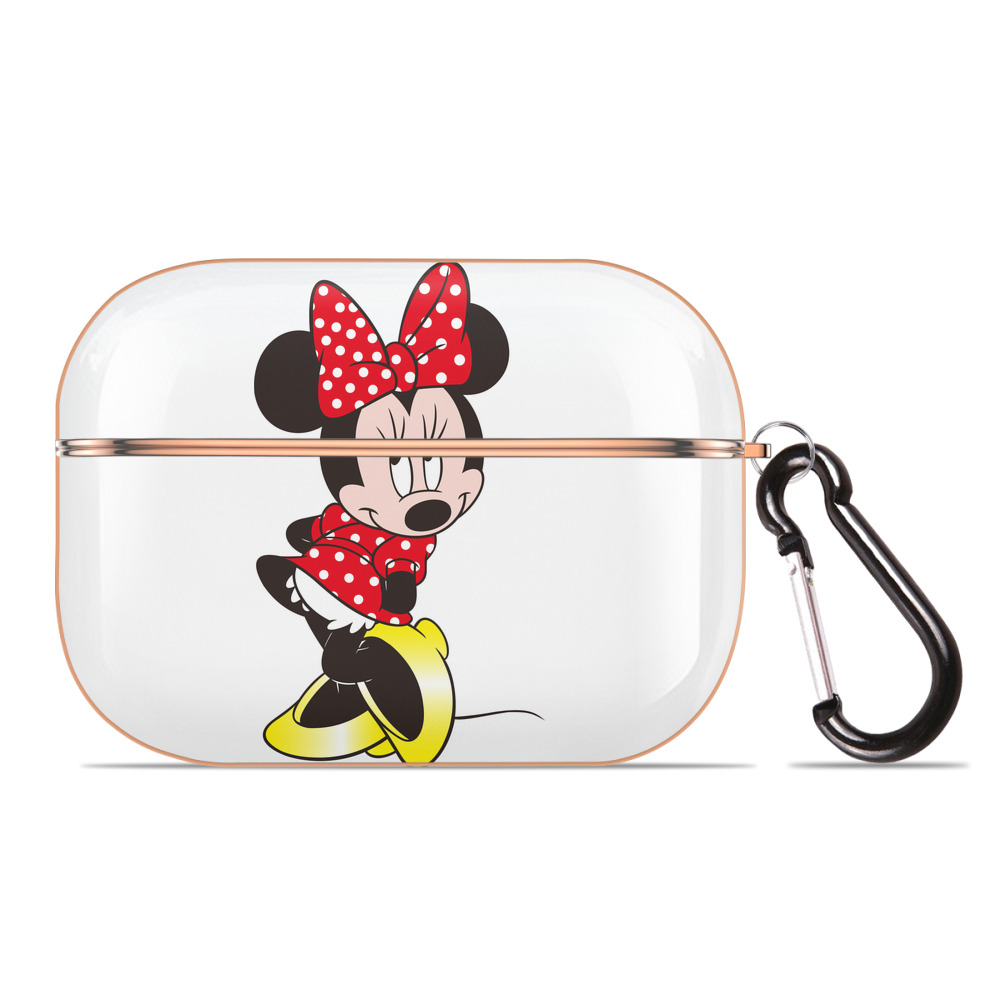 （画像用） ミッキーマウス Mickey Mouse 【AirPods Pro用】ハードシェル保護ケース｜耐衝撃・防指紋・カラビナ付き商品仕様