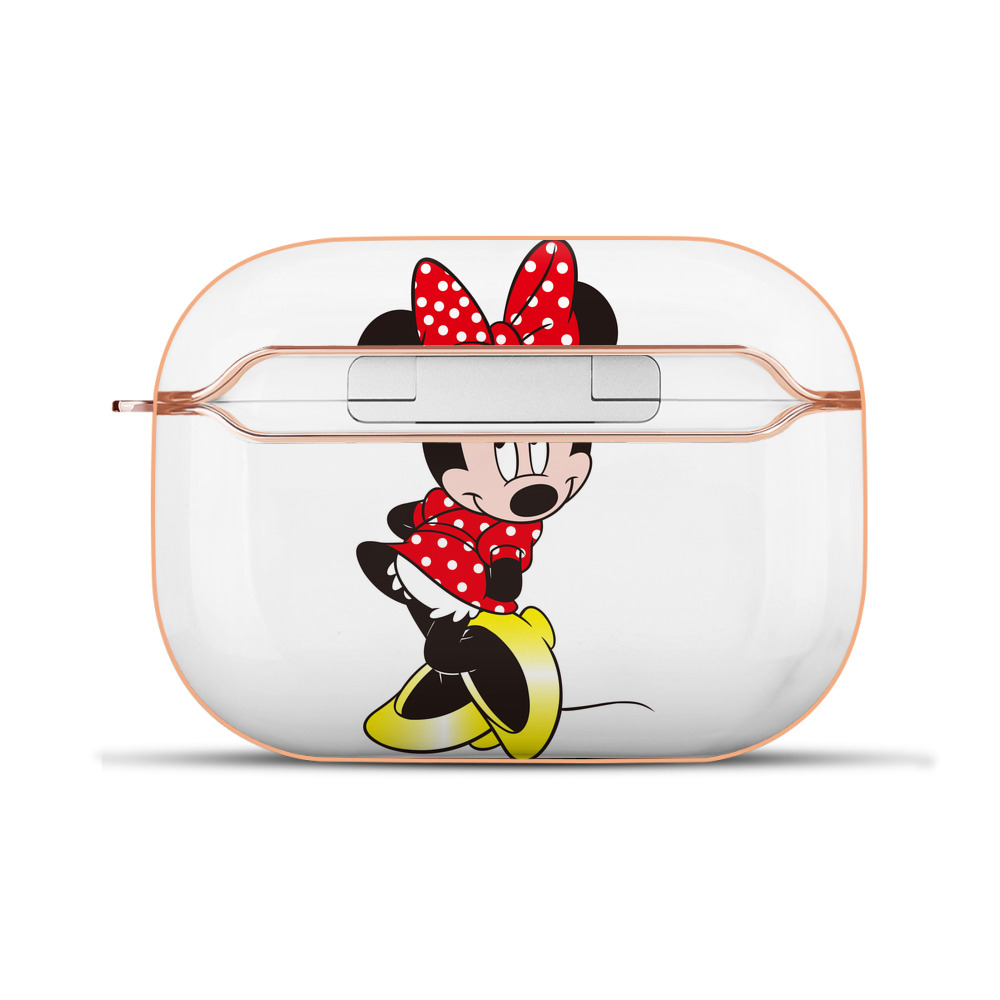 （画像用） ミッキーマウス Mickey Mouse 【AirPods Pro用】ハードシェル保護ケース｜耐衝撃・防指紋・カラビナ付き商品仕様
