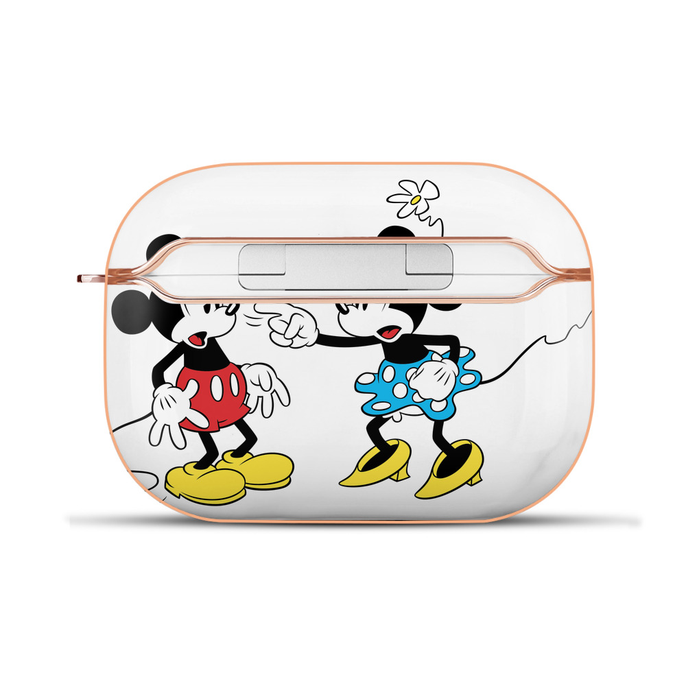 （画像用） ミッキーマウス Mickey Mouse 【AirPods Pro用】ハードシェル保護ケース｜耐衝撃・防指紋・カラビナ付き商品仕様