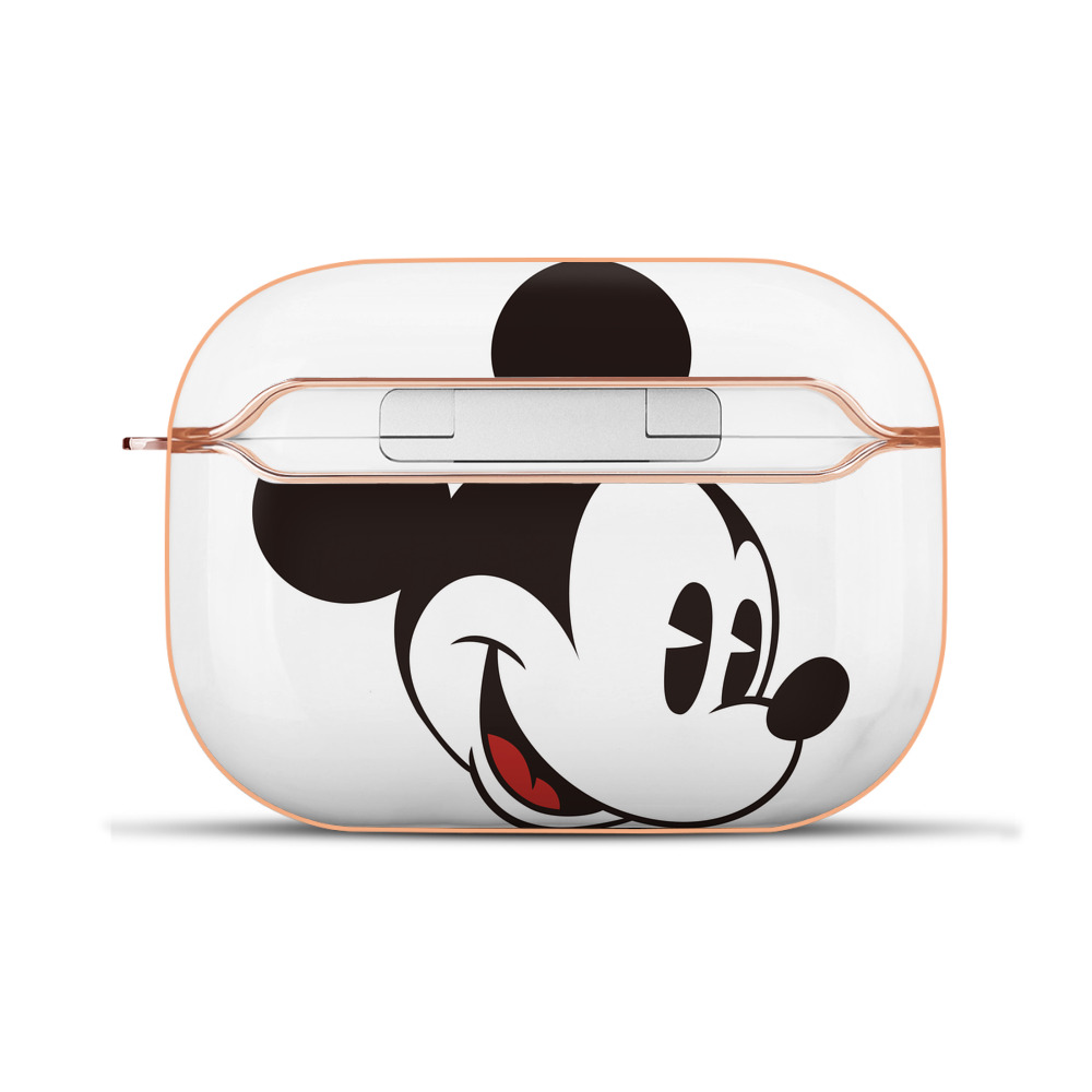 （画像用） ミッキーマウス Mickey Mouse 【AirPods Pro用】ハードシェル保護ケース｜耐衝撃・防指紋・カラビナ付き商品仕様