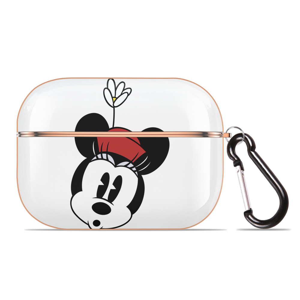 （画像用） ミッキーマウス Mickey Mouse 【AirPods Pro用】ハードシェル保護ケース｜耐衝撃・防指紋・カラビナ付き商品仕様