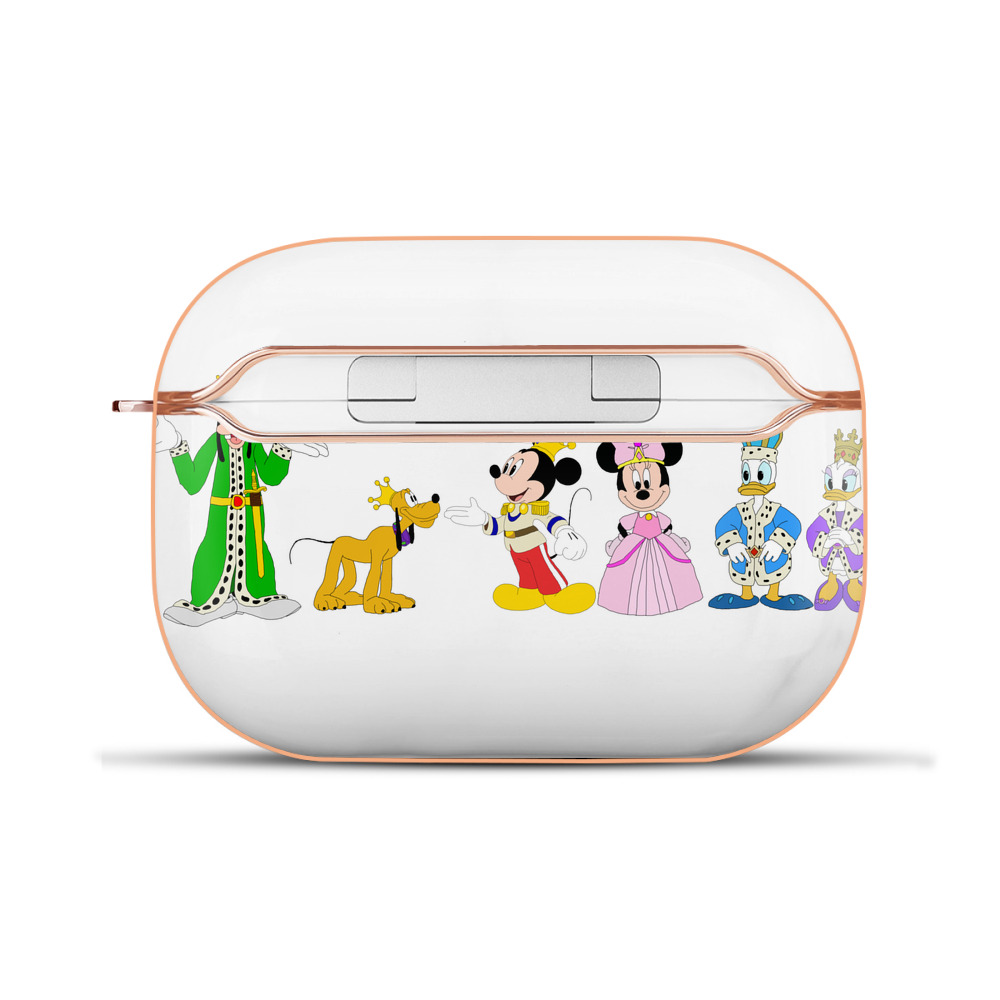 （画像用） ミッキーマウス Mickey Mouse 【AirPods Pro用】ハードシェル保護ケース｜耐衝撃・防指紋・カラビナ付き商品仕様