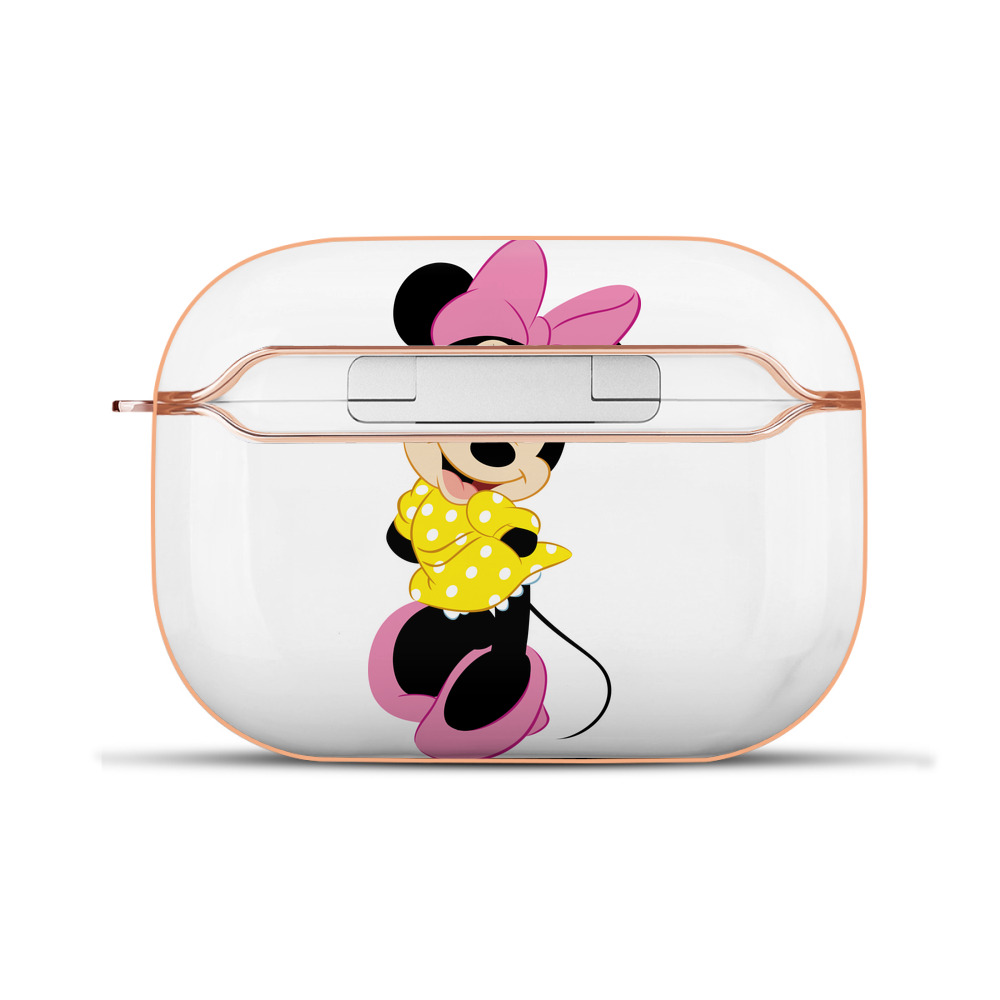 （画像用） ミッキーマウス Mickey Mouse 【AirPods Pro用】ハードシェル保護ケース｜耐衝撃・防指紋・カラビナ付き商品仕様