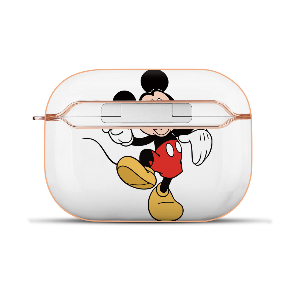 （画像用） ミッキーマウス Mickey Mouse 【AirPods Pro用】ハードシェル保護ケース｜耐衝撃・防指紋・カラビナ付き商品仕様