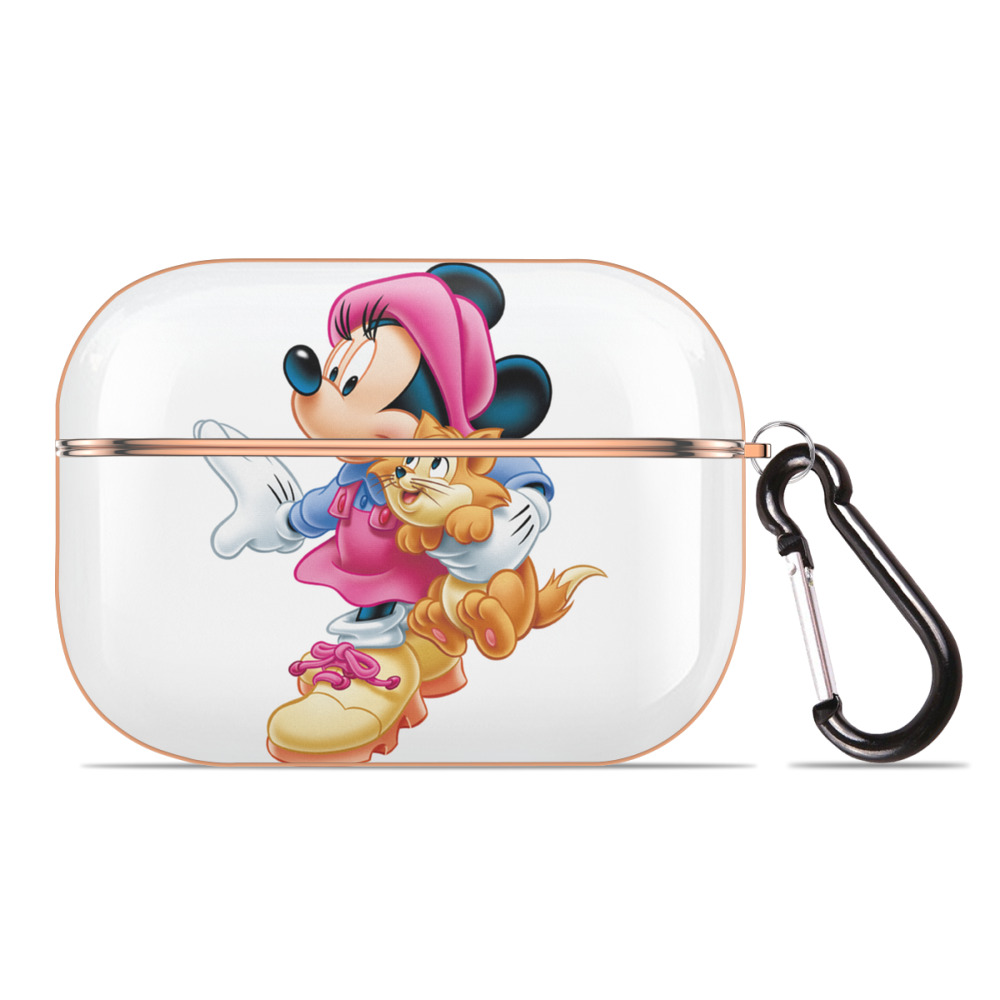 （画像用） ミッキーマウス Mickey Mouse 【AirPods Pro用】ハードシェル保護ケース｜耐衝撃・防指紋・カラビナ付き商品仕様