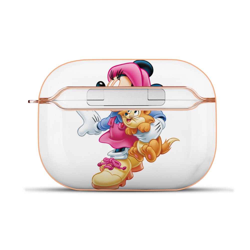 （画像用） ミッキーマウス Mickey Mouse 【AirPods Pro用】ハードシェル保護ケース｜耐衝撃・防指紋・カラビナ付き商品仕様