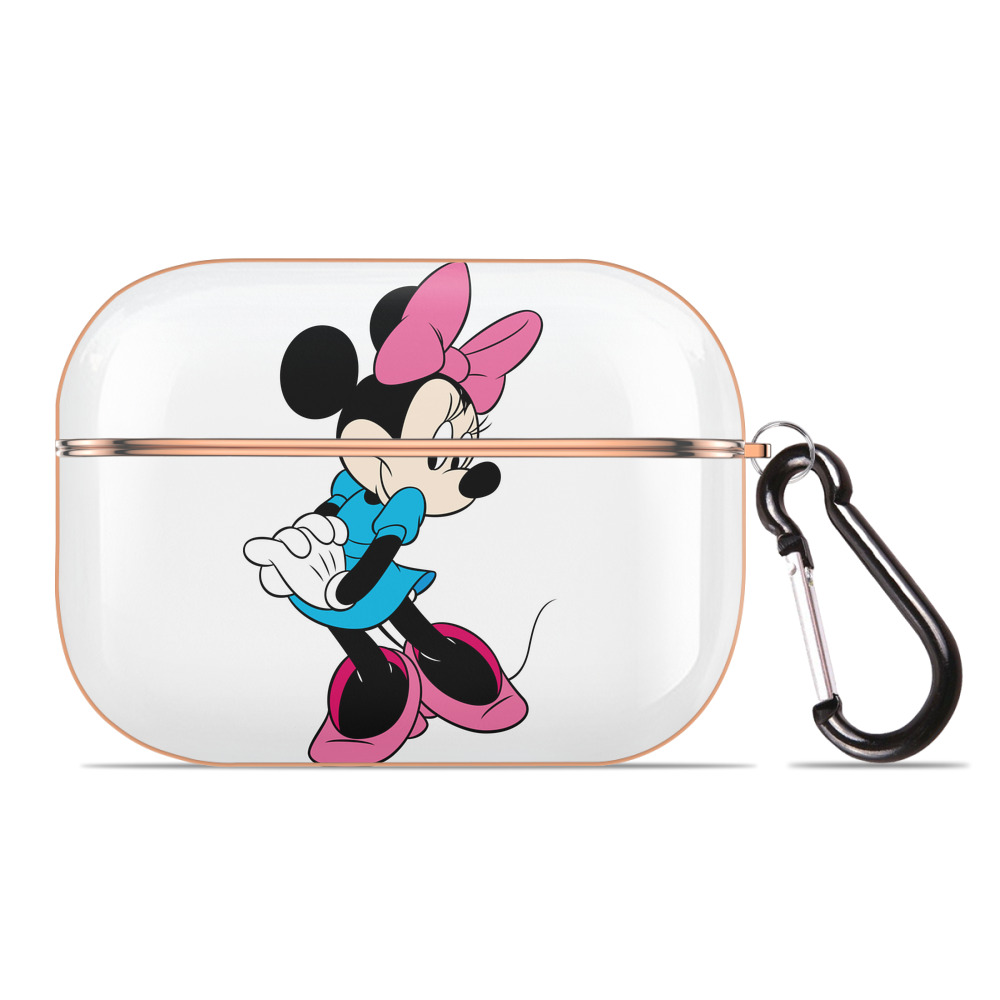 （画像用） ミッキーマウス Mickey Mouse 【AirPods Pro用】ハードシェル保護ケース｜耐衝撃・防指紋・カラビナ付き商品仕様