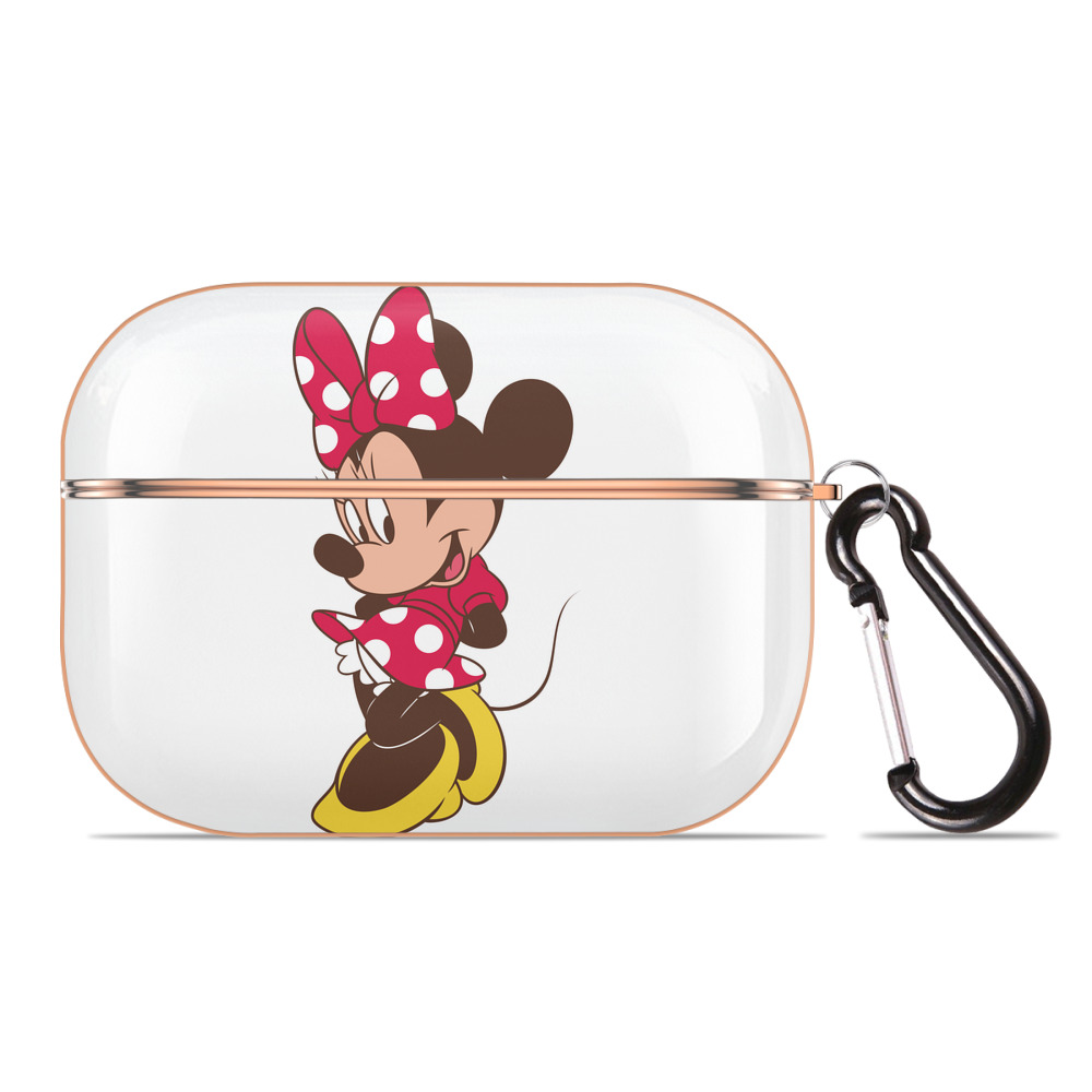 （画像用） ミッキーマウス Mickey Mouse 【AirPods Pro用】ハードシェル保護ケース｜耐衝撃・防指紋・カラビナ付き商品仕様