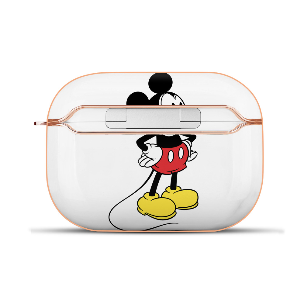 （画像用） ミッキーマウス Mickey Mouse 【AirPods Pro用】ハードシェル保護ケース｜耐衝撃・防指紋・カラビナ付き商品仕様