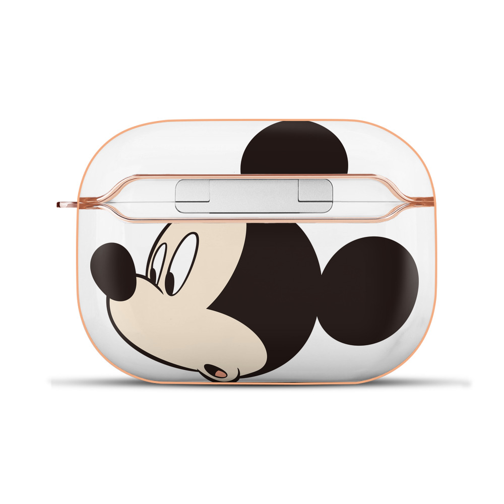 （画像用） ミッキーマウス Mickey Mouse 【AirPods Pro用】ハードシェル保護ケース｜耐衝撃・防指紋・カラビナ付き商品仕様