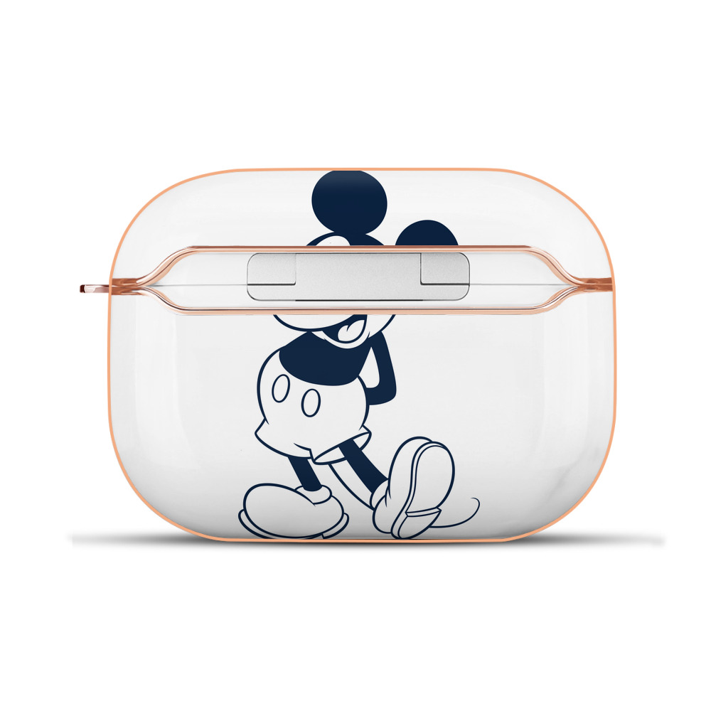 （画像用） ミッキーマウス Mickey Mouse 【AirPods Pro用】ハードシェル保護ケース｜耐衝撃・防指紋・カラビナ付き商品仕様