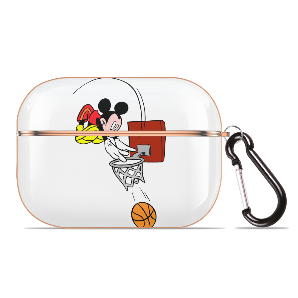 （画像用） ミッキーマウス Mickey Mouse 【AirPods Pro用】ハードシェル保護ケース｜耐衝撃・防指紋・カラビナ付き商品仕様