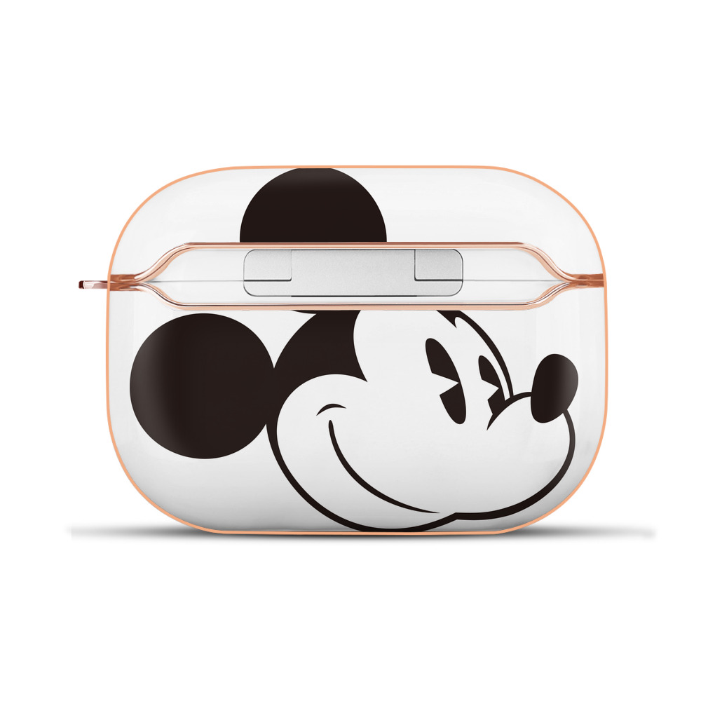 （画像用） ミッキーマウス Mickey Mouse 【AirPods Pro用】ハードシェル保護ケース｜耐衝撃・防指紋・カラビナ付き商品仕様