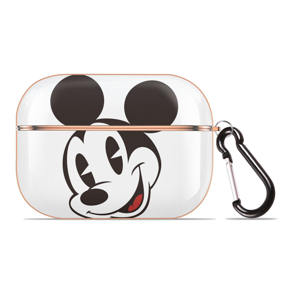 （画像用） ミッキーマウス Mickey Mouse 【AirPods Pro用】ハードシェル保護ケース｜耐衝撃・防指紋・カラビナ付き商品仕様