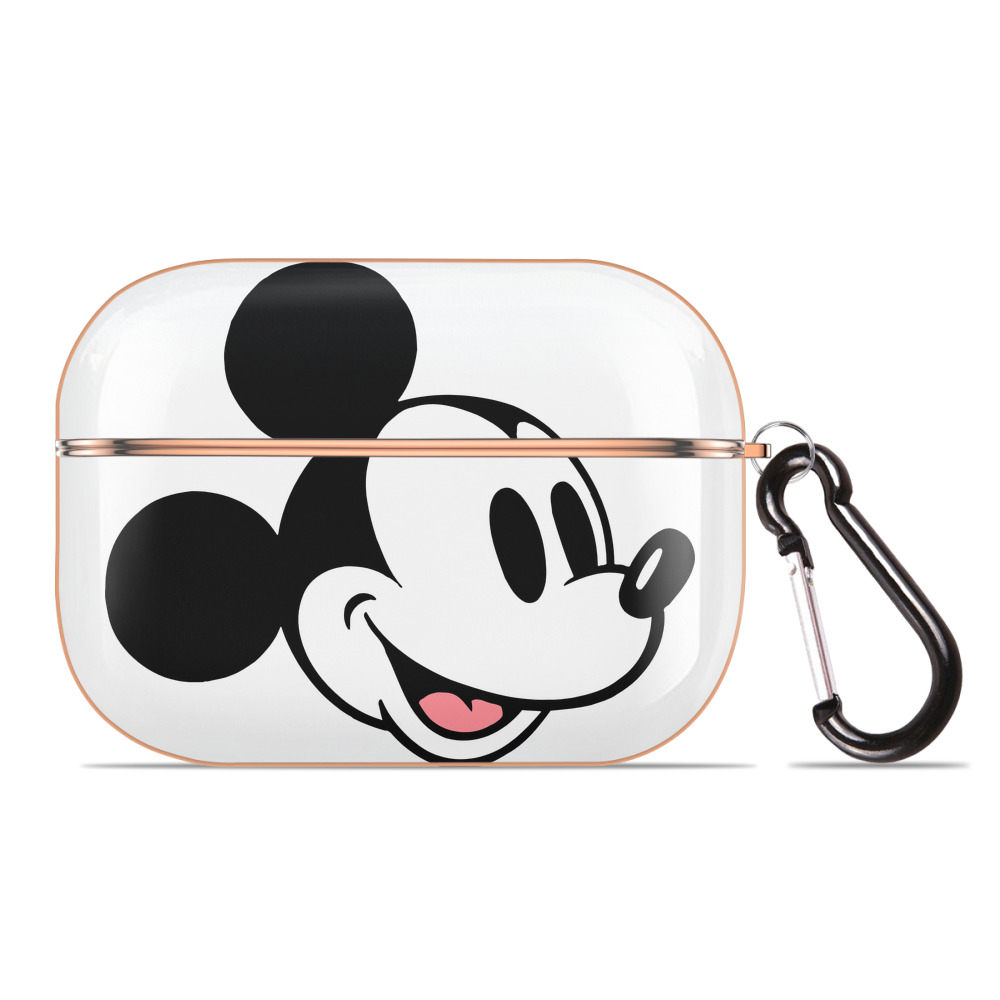（画像用） ミッキーマウス Mickey Mouse 【AirPods Pro用】ハードシェル保護ケース｜耐衝撃・防指紋・カラビナ付き商品仕様