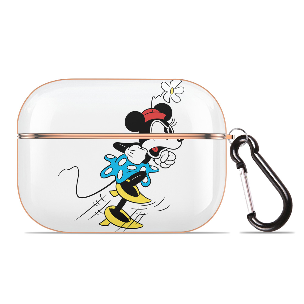 （画像用） ミッキーマウス Mickey Mouse 【AirPods Pro用】ハードシェル保護ケース｜耐衝撃・防指紋・カラビナ付き商品仕様