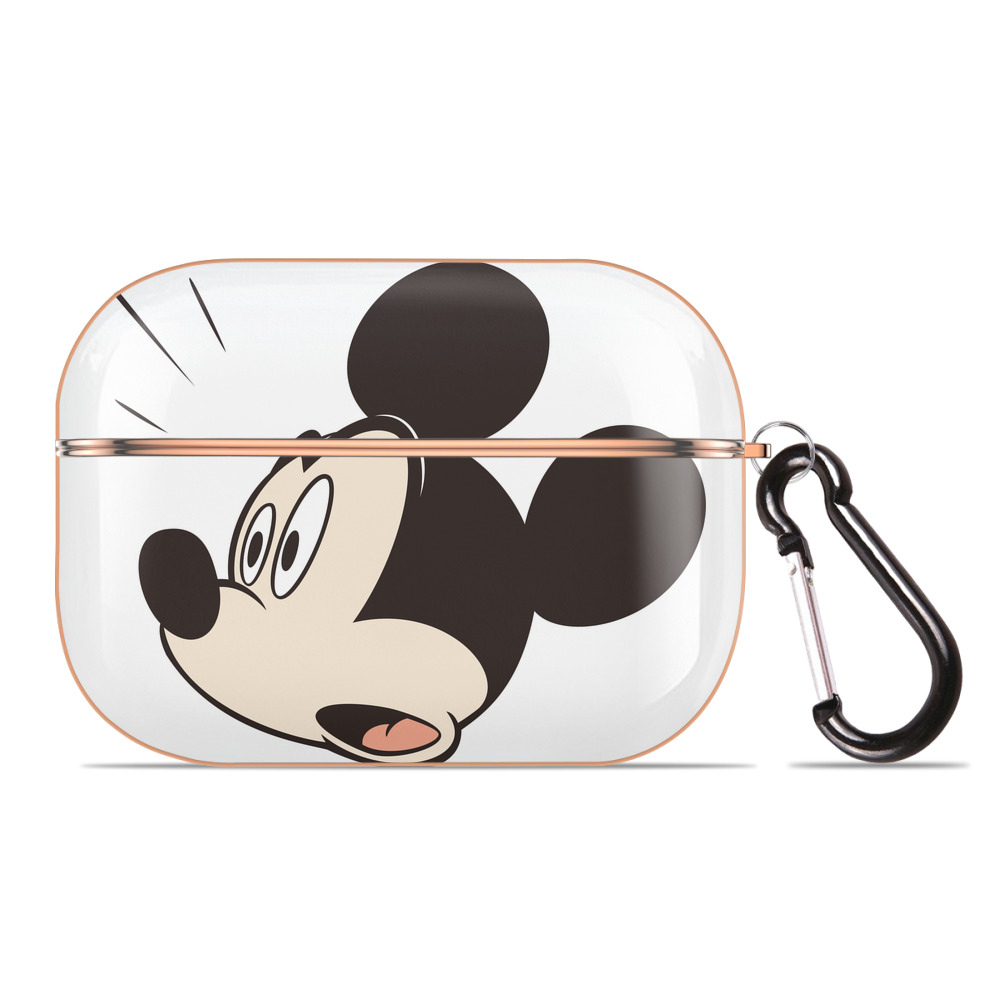 （画像用） ミッキーマウス Mickey Mouse 【AirPods Pro用】ハードシェル保護ケース｜耐衝撃・防指紋・カラビナ付き商品仕様