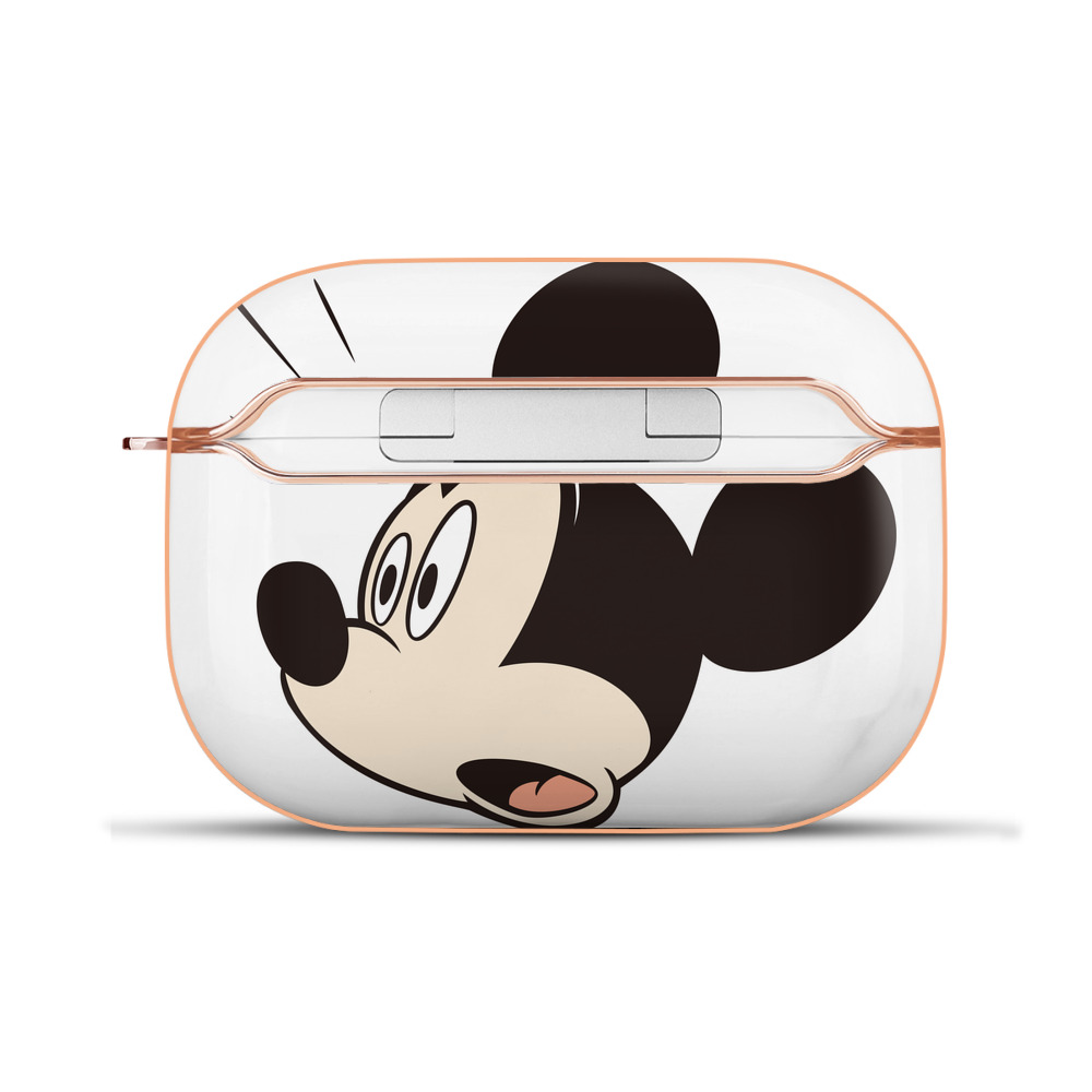 （画像用） ミッキーマウス Mickey Mouse 【AirPods Pro用】ハードシェル保護ケース｜耐衝撃・防指紋・カラビナ付き商品仕様