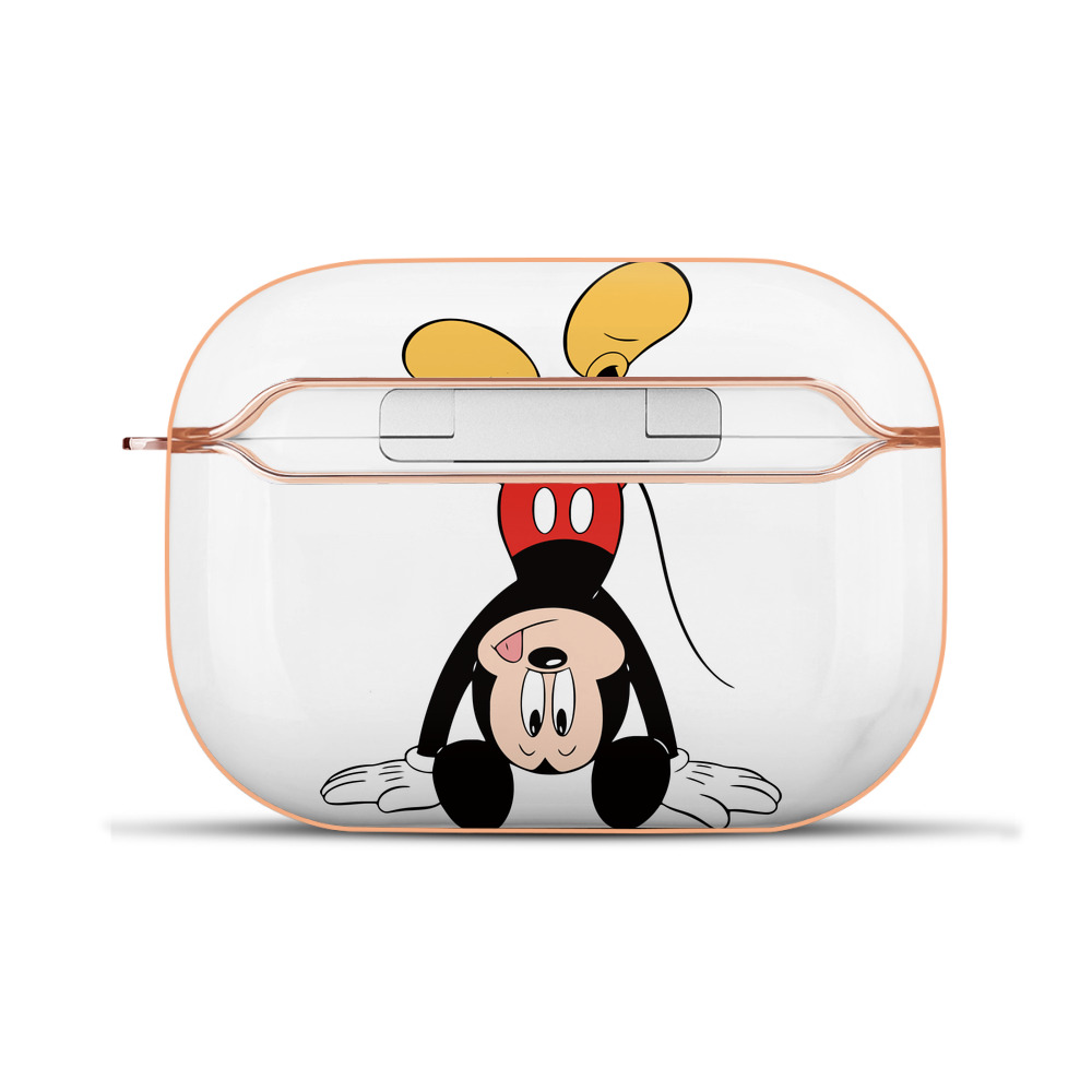 （画像用） ミッキーマウス Mickey Mouse 【AirPods Pro用】ハードシェル保護ケース｜耐衝撃・防指紋・カラビナ付き商品仕様