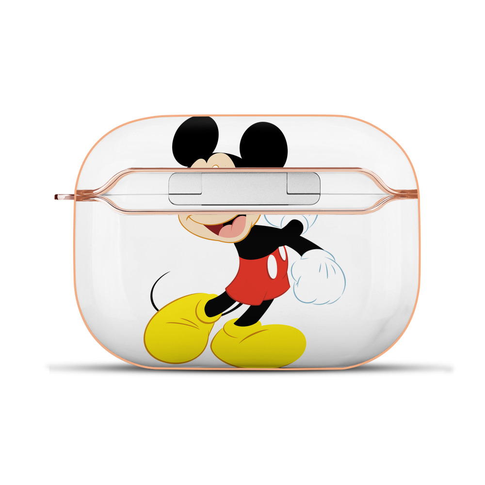 （画像用） ミッキーマウス Mickey Mouse 【AirPods Pro用】ハードシェル保護ケース｜耐衝撃・防指紋・カラビナ付き商品仕様