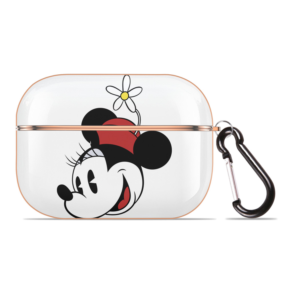 （画像用） ミッキーマウス Mickey Mouse 【AirPods Pro用】ハードシェル保護ケース｜耐衝撃・防指紋・カラビナ付き商品仕様