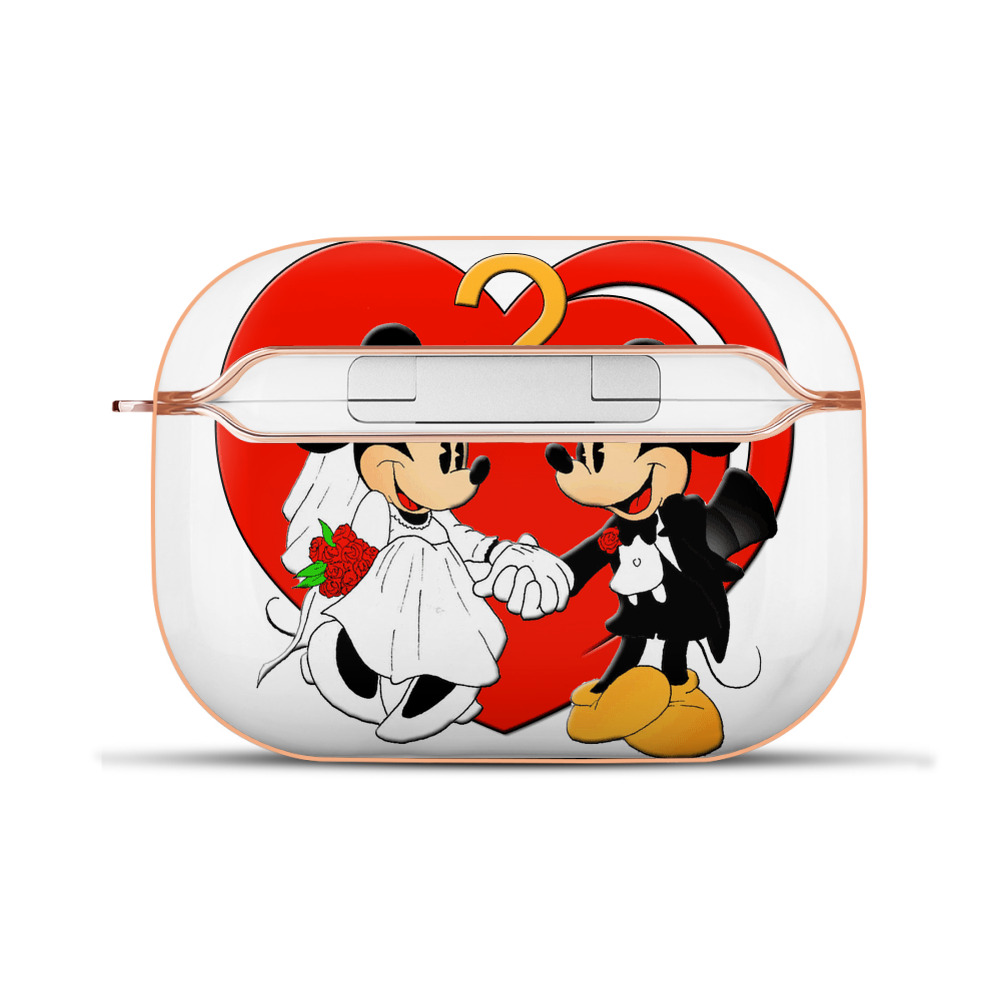 （画像用） ミッキーマウス Mickey Mouse 【AirPods Pro用】ハードシェル保護ケース｜耐衝撃・防指紋・カラビナ付き商品仕様