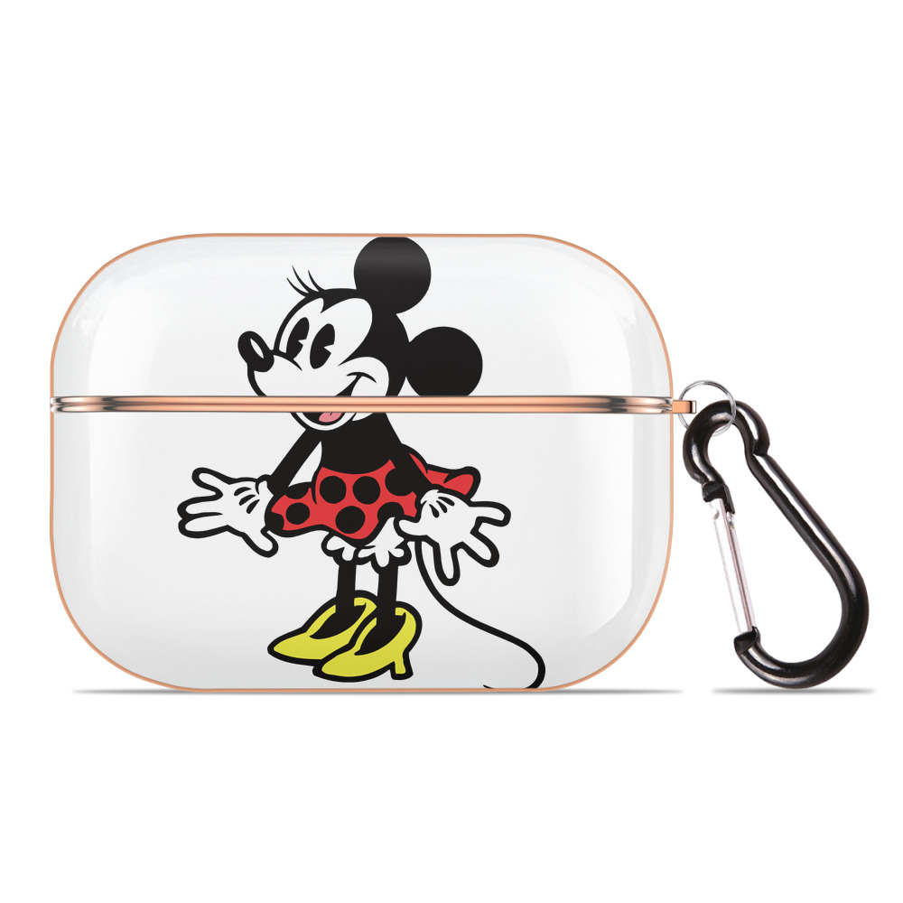 （画像用） ミッキーマウス Mickey Mouse 【AirPods Pro用】ハードシェル保護ケース｜耐衝撃・防指紋・カラビナ付き商品仕様