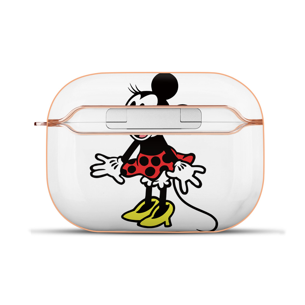 （画像用） ミッキーマウス Mickey Mouse 【AirPods Pro用】ハードシェル保護ケース｜耐衝撃・防指紋・カラビナ付き商品仕様