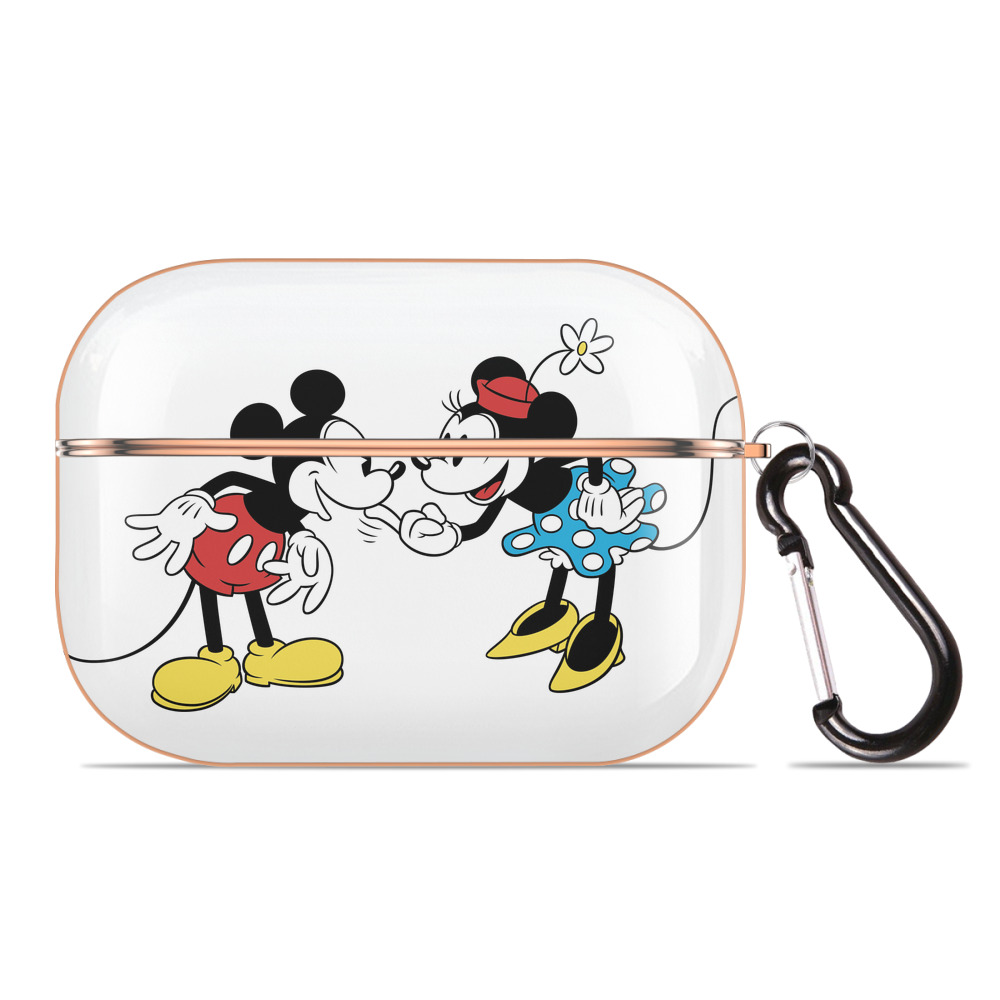 （画像用） ミッキーマウス Mickey Mouse 【AirPods Pro用】ハードシェル保護ケース｜耐衝撃・防指紋・カラビナ付き商品仕様