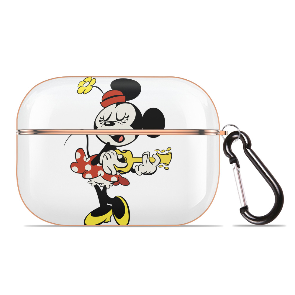 （画像用） ミッキーマウス Mickey Mouse 【AirPods Pro用】ハードシェル保護ケース｜耐衝撃・防指紋・カラビナ付き商品仕様