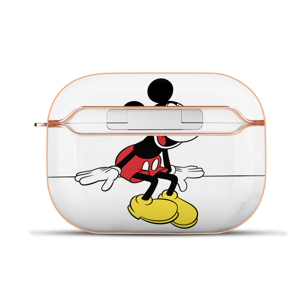 （画像用） ミッキーマウス Mickey Mouse 【AirPods Pro用】ハードシェル保護ケース｜耐衝撃・防指紋・カラビナ付き商品仕様