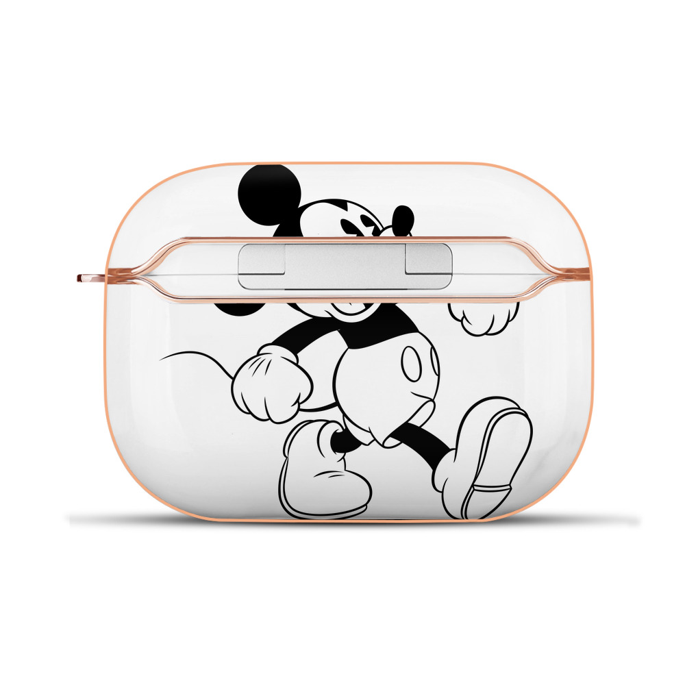 （画像用） ミッキーマウス Mickey Mouse 【AirPods Pro用】ハードシェル保護ケース｜耐衝撃・防指紋・カラビナ付き商品仕様