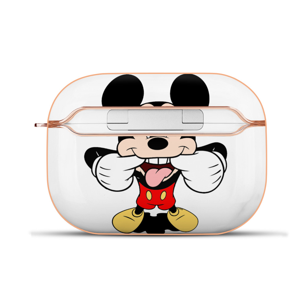 （画像用） ミッキーマウス Mickey Mouse 【AirPods Pro用】ハードシェル保護ケース｜耐衝撃・防指紋・カラビナ付き商品仕様