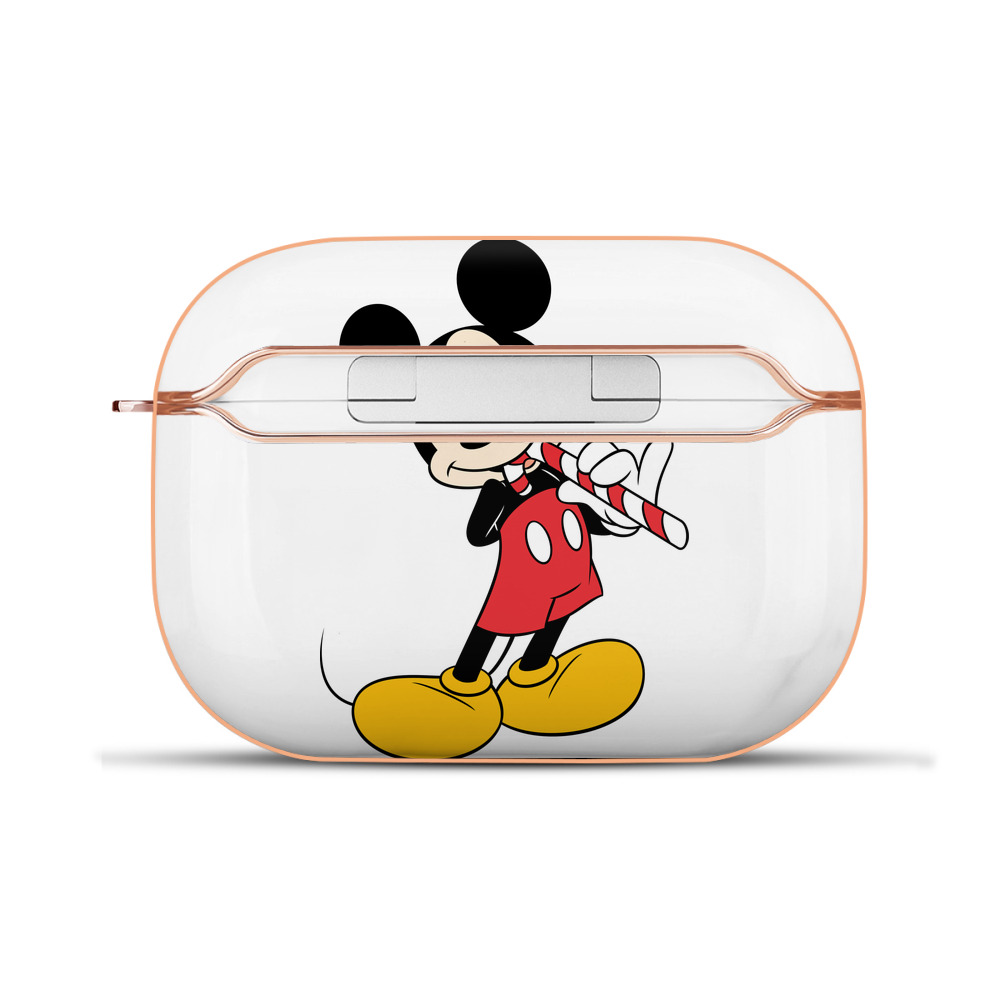 （画像用） ミッキーマウス Mickey Mouse 【AirPods Pro用】ハードシェル保護ケース｜耐衝撃・防指紋・カラビナ付き商品仕様