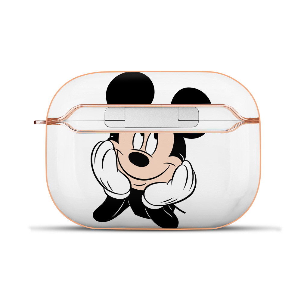 （画像用） ミッキーマウス Mickey Mouse 【AirPods Pro用】ハードシェル保護ケース｜耐衝撃・防指紋・カラビナ付き商品仕様