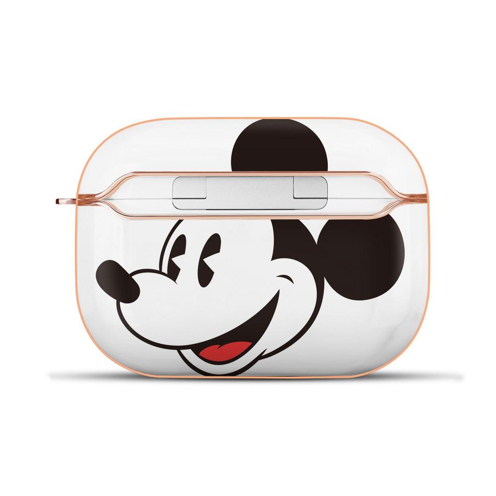 （画像用） ミッキーマウス Mickey Mouse 【AirPods Pro用】ハードシェル保護ケース｜耐衝撃・防指紋・カラビナ付き商品仕様