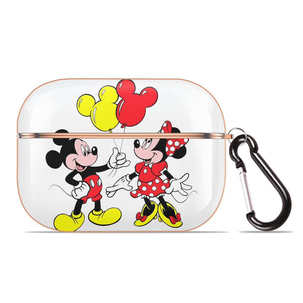 （画像用） ミッキーマウス Mickey Mouse 【AirPods Pro用】ハードシェル保護ケース｜耐衝撃・防指紋・カラビナ付き商品仕様